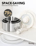 MICHELANGELO 6pcs Stainless Steel Pot Set with Removable Handle
