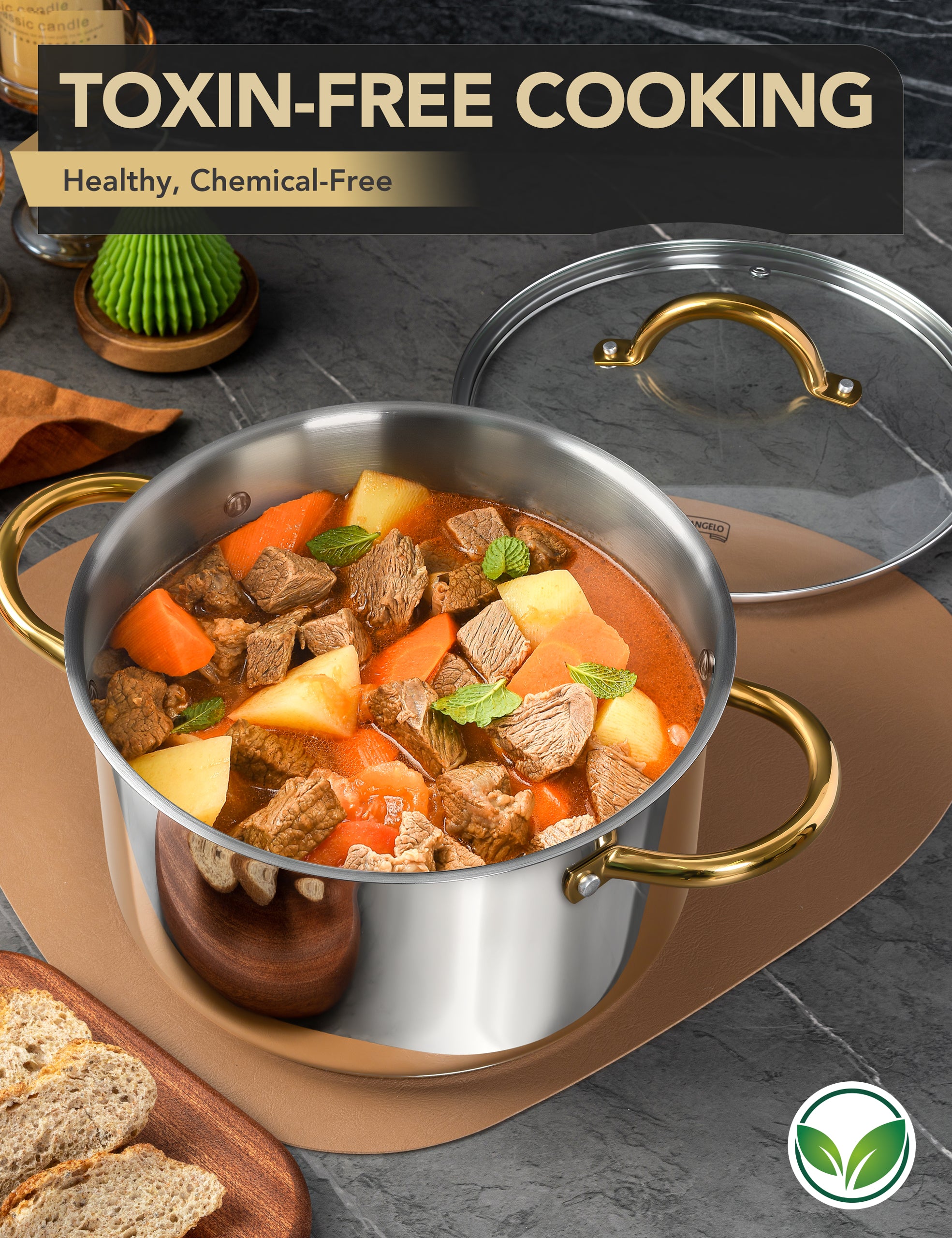 MICHELANGELO Stainless Steel Pot