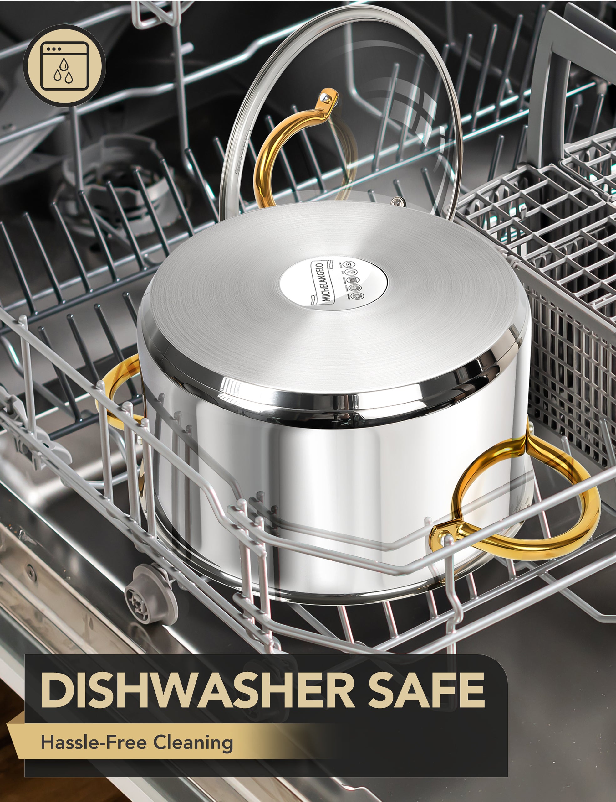 MICHELANGELO Stainless Steel Pot