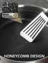 MICHELANGELO Tri-ply Stainless Steel Saute Pan 6 Quart, Deep Frying Pan with Honeycomb Interior