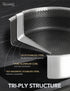 MICHELANGELO Tri-ply Stainless Steel Saute Pan 6 Quart, Deep Frying Pan with Honeycomb Interior