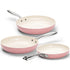 MICHELANGELO Non Stick Frying Pans Set - Ceramic Frying Pans Nonstick, 8'', 9.5'' & 11''