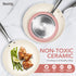 MICHELANGELO Non Stick Frying Pans Set - Ceramic Frying Pans Nonstick, 8'', 9.5'' & 11''
