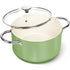 MICHELANGELO Stock Pot with Lid, 6 Quart Nonstick Cooking Pot, Ceramic Soup Pot
