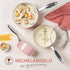 MICHELANGELO Sauce Pan Sets, Ceramic Saucepans with Lid,3Qt