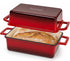 MICHELANGELO Enameled Cast Iron Bread Pan with Lid, 9x5 Sourdough Loaf Pan