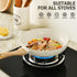 MICHELANGELO Non Stick Frying Pans Set, 8 Inch, 9.5 Inch and 11 Inch